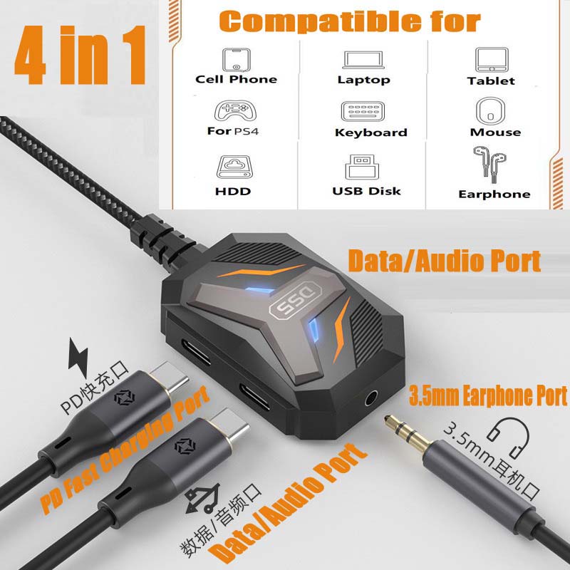 Cable Extension 3.5 - 타입 C 스플리터 USB C -