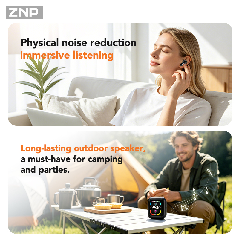 ZNP N04 TWS 무선 이어버드: 터치 스크린, 블 - Earbuds Charging Case 리뷰 및 가격