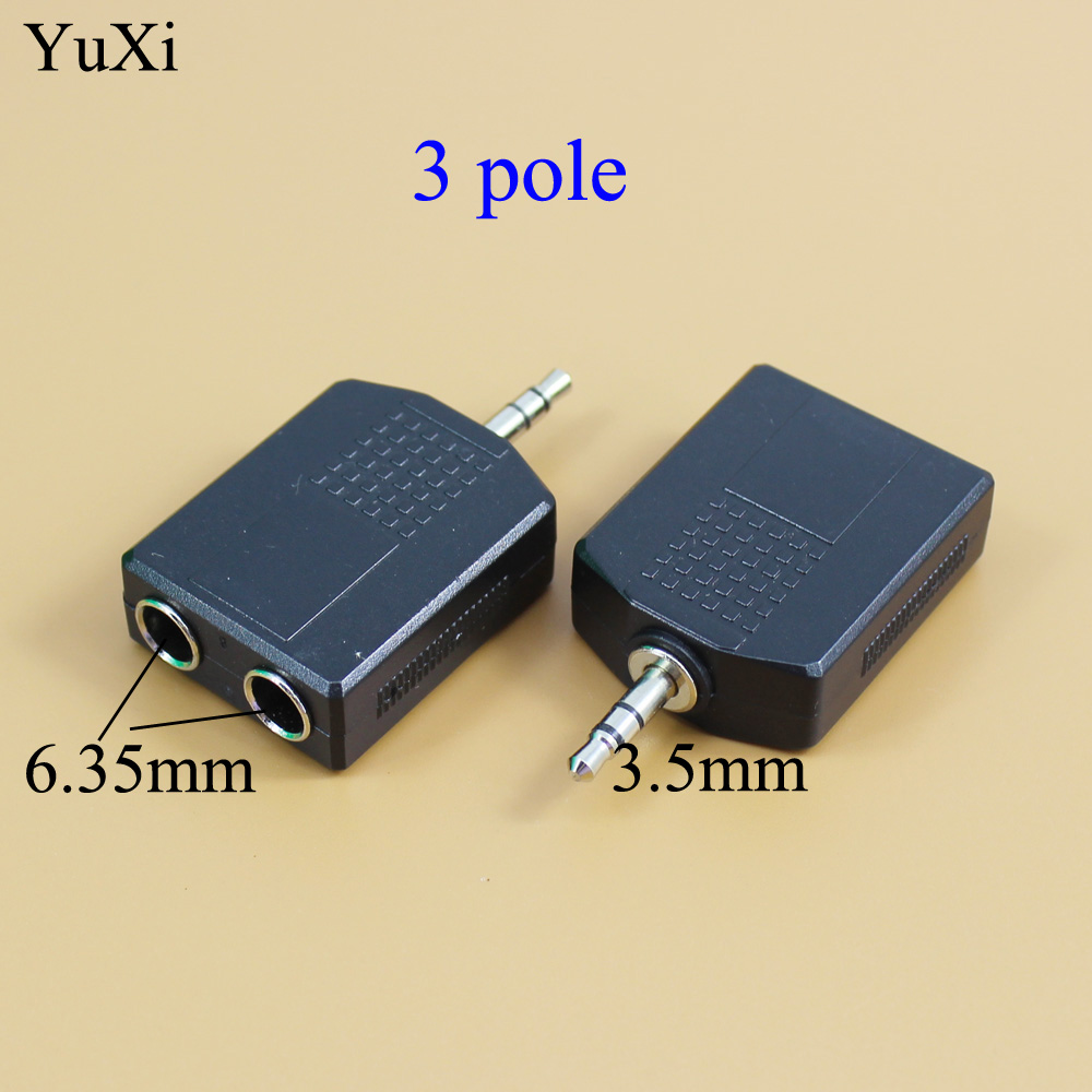 3.5mm/6.35mm 암 커넥터를 2 RCA 수 커넥 - Earphone Splitter Jack 리뷰 및 가격